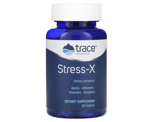 Аминокислоты Trace Minerals ®, Stress-X, 60 таблеток Аминокислоты Trace Minerals ®, Stress-X, 60 таблеток