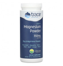 Магний Trace Minerals ®, Stress-X, магний в порошке, лимон и лайм, 350 мг, 500 г (17,6 унции)