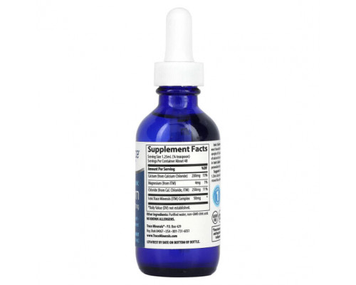 Кальций Trace Minerals ®, Ионный кальций, 200 мг, 59 мл (2 жидк. Унции) Кальций Trace Minerals ®, Ионный кальций, 200 мг, 59 мл (2 жидк. Унции)