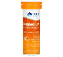 Trace Minerals Research, Magnesium Effervescent Tablets, Orange Flavor, 1.41 oz (40 g)