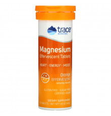 Trace Minerals Research, Magnesium Effervescent Tablets, Orange Flavor, 1.41 oz (40 g)