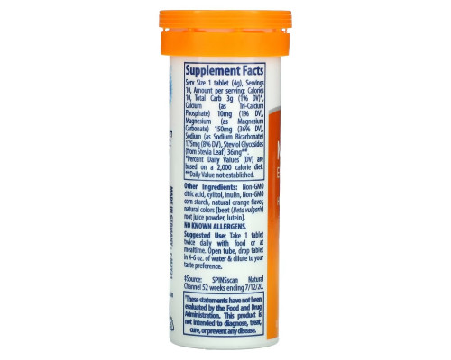 Trace Minerals Research, Magnesium Effervescent Tablets, Orange Flavor, 1.41 oz (40 g) Trace Minerals Research, Magnesium Effervescent Tablets, Orange Flavor, 1.41 oz (40 g)