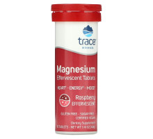 Trace Minerals Research, Magnesium Effervescent Tablets, Raspberry Flavor, 1.41 oz (40 g)