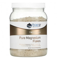 Магний Trace Minerals ®, TM Skincare, хлопья чистого магния, 1247 г (2,75 фунта)