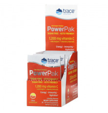 Электролиты Trace Minerals ®, Electrolyte Stamina PowerPak, без сахара, цитрусовые, 30 пакетиков по 4,9 г (0,17 унции)