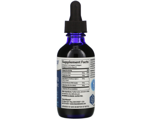 Trace Minerals Research, Elderberry + Ionic Zinc, 2 fl oz (59 ml) Trace Minerals Research, Elderberry + Ionic Zinc, 2 fl oz (59 ml)