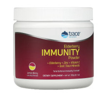 Trace Minerals ®, Elderberry Immunity Powder, Lemon Berry, 6.7 oz (190 g)