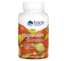 Trace Minerals ®, Magnesium Gummies, Peach, 120 Gummies