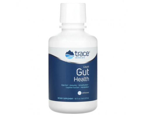 Для пищеварительной системы Trace Minerals ®, Liquid Gut Health, без добавок, 473 мл (16 жидк. Унций) Для пищеварительной системы Trace Minerals ®, Liquid Gut Health, без добавок, 473 мл (16 жидк. Унций)