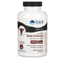 Для мышц и суставов Trace Minerals ®, Для костей и костного мозга от травяного откорма, 500 мг, 180 капсул