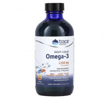 Рыбий жир и Омега 3, 6, 9 Trace Minerals ®, Жидкая омега-3 для взрослых, апельсин, 2550 мг, 237 мл (8 жидк. Унций)