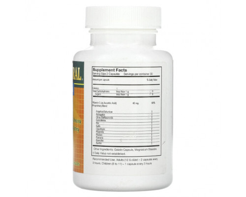 Витамин C Allergy Formula, 60 Capsules