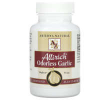 Чеснок Arizona Natural, Allirich, Odorless Garlic, 100 Capsules