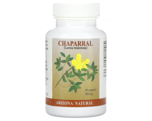 Растительные экстракты и настойки Arizona Natural, чапараль, 250 мг, 90 капсул Растительные экстракты и настойки Arizona Natural, чапараль, 250 мг, 90 капсул