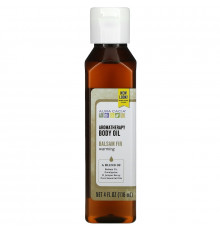 Aura Cacia, Ароматерапевтическое масло для тела, согревающая пихта бальзамическая, 4 жидких унции (118 мл)