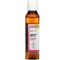 Aura Cacia,  Ароматерапевтическое масло для тела, "Успокаивающая герань", 4 жидких унции (118 мл)