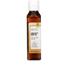 Aura Cacia, Ароматерапия масло для тела, расслабляющий сладкий апельсин, 4 жидких унций (118 мл)