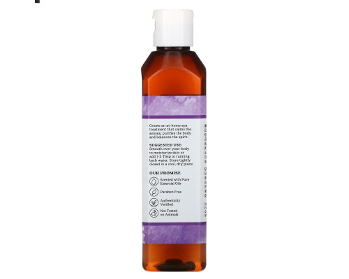 Aura Cacia, Масло для тела с эффектом ароматерапии, успокаивающая лаванда, 8 жидкие унции (237 мл) Aura Cacia, Масло для тела с эффектом ароматерапии, успокаивающая лаванда, 8 жидкие унции (237 мл)