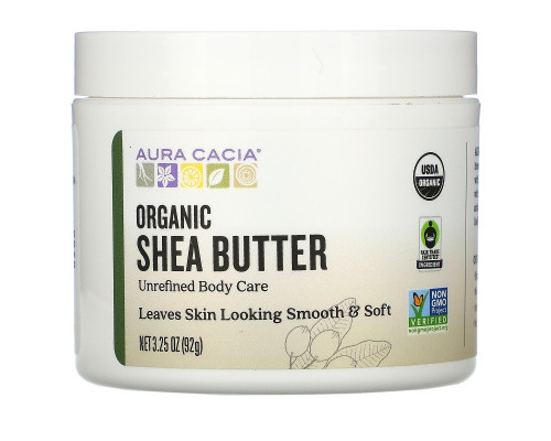 Aura Cacia, Organic Shea Butter, 3.25 oz (92 g) Aura Cacia, Organic Shea Butter, 3.25 oz (92 g)