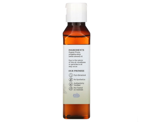 Aura Cacia, Натуральное масло для кожи, с питательным сладким миндалем, 4 жидких унции (118 мл) Aura Cacia, Натуральное масло для кожи, с питательным сладким миндалем, 4 жидких унции (118 мл)