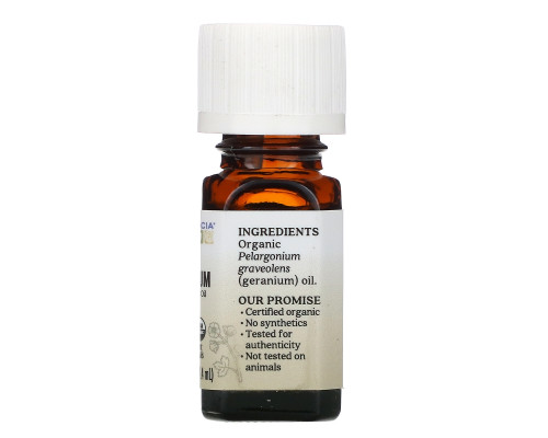 Aura Cacia, Organic, герань, 0,25 жидкой унции (7,4 мл) Aura Cacia, Organic, герань, 0,25 жидкой унции (7,4 мл)