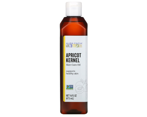 Aura Cacia, Натуральное масло для ухода за кожей из абрикосовых косточек 16 жидких унций (473 мл) Aura Cacia, Натуральное масло для ухода за кожей из абрикосовых косточек 16 жидких унций (473 мл)