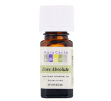 Aura Cacia, 100% Pure Essential Oil, Rose Absolute, .125 fl oz (3.7 ml)