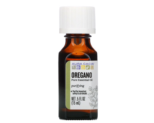Aura Cacia, 100% Pure Essential Oil, Oregano, .5 fl oz (15 ml)
