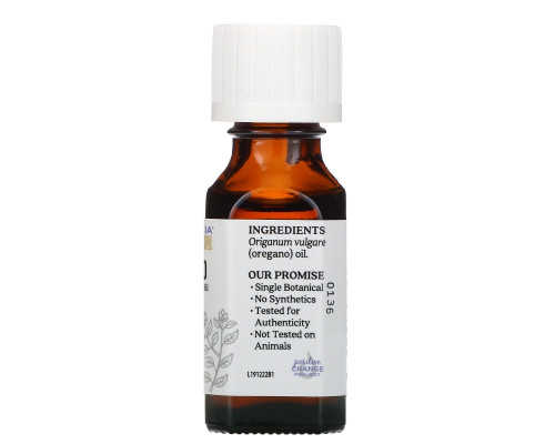 Aura Cacia, 100% Pure Essential Oil, Oregano, .5 fl oz (15 ml)