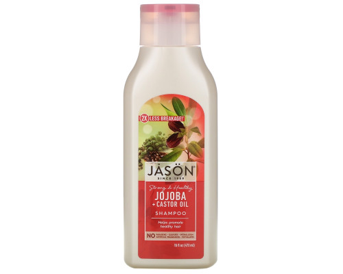 Jason Natural, Long & Strong Jojoba Shampoo, 16 fl oz (473 ml) Jason Natural, Long & Strong Jojoba Shampoo, 16 fl oz (473 ml)