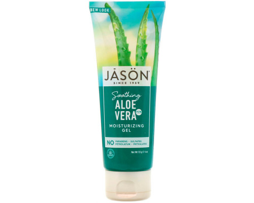 Jason Natural, Soothing 98% Aloe Vera Moisturizing Gel, 4 oz (113 g) Jason Natural, Soothing 98% Aloe Vera Moisturizing Gel, 4 oz (113 g)