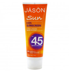 Jason Natural, Sun, Детский солнцезащитный крем, SPF 45, 4 унции (113 г)