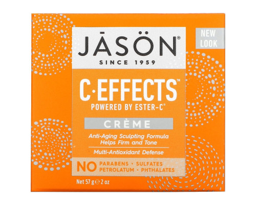 Jason Natural, C Effects, крем, 2 унц. (57 г) Jason Natural, C Effects, крем, 2 унц. (57 г)