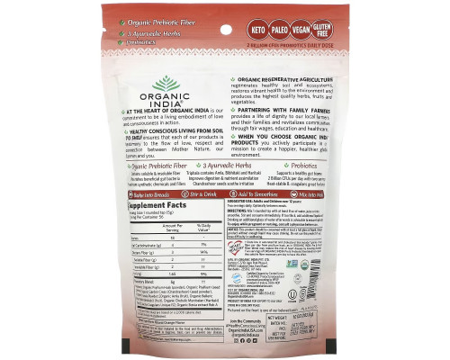 Organic India, Psyllium Pre & Probiotic Fiber, Orange, 10 oz (283.5 g) Organic India, Psyllium Pre & Probiotic Fiber, Orange, 10 oz (283.5 g)