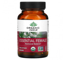 Женское здоровье Organic India, Essential Female, Hormonal Balance, 90 растительных капсул