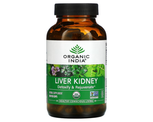 Organic India, Liver Kidney, 180 Veg Caps Organic India, Liver Kidney, 180 Veg Caps