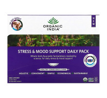 Organic India, Stress & Mood Support Daily Pack, 30 Daily Packs, 180 Vegetable Capsules