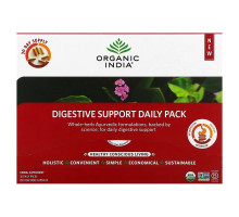 Organic India, Digestive Support Daily Pack, 30 Daily Packs, 180 Vegetable Capsules