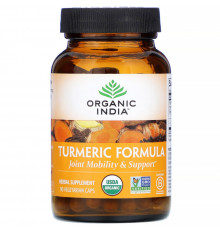 Organic India, Куркума, здоровая иммунная реакция, 90 капсул в растительной оболочке