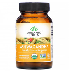 Organic India Органическая ашвагандха 90 растительных капсул