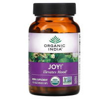Organic India, Joy, Elevates Mood, 90 Vegetarian Caps