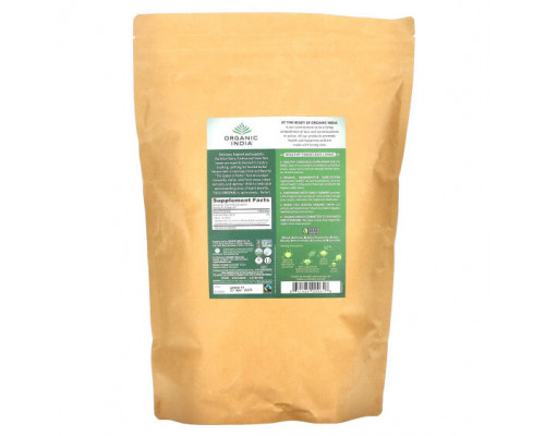 Травяные сборы и чаи Organic India, Листовой чай тулси, оригинальный, без кофеина, 454 г (16 унций)