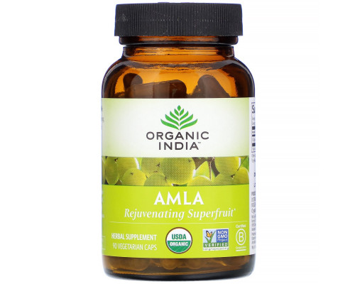 Organic India, Amalaki, 90 Veg Caps Organic India, Amalaki, 90 Veg Caps