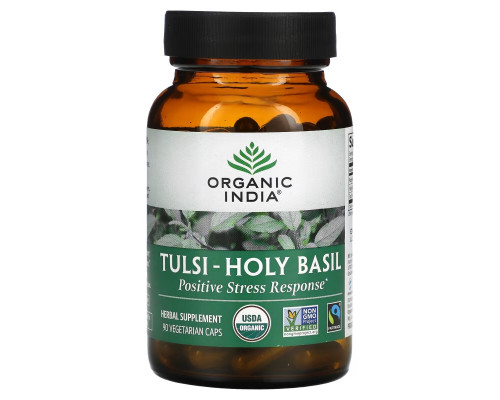 Organic India Tulsi-Holy Basil 90 Veggie Caps Organic India Tulsi-Holy Basil 90 Veggie Caps