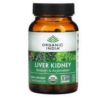 Organic India, Liver Kidney, 90 Vegetarian Caps