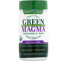 Green Foods Corporation, Зеленая магма, порошок из сока травы ячменя, 80 г