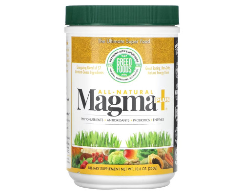 Green Foods Corporation, Полностью натуральный продукт Magma Plus, 300 г (10,6 унции) Green Foods Corporation, Полностью натуральный продукт Magma Plus, 300 г (10,6 унции)
