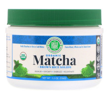 Green Foods Corporation, Organic Matcha + Brown Rice Solids, 5.5 oz (156 g)