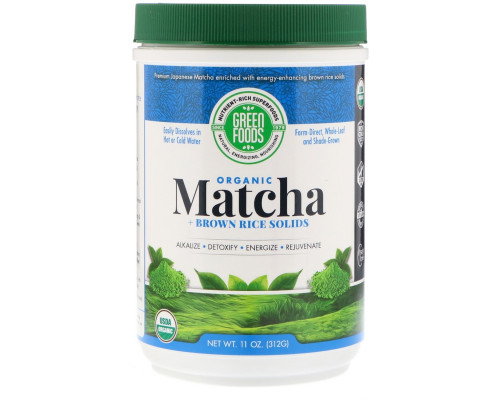 Green Foods Corporation, Ceremonial Grade Matcha Green Tea Energy Blend, 11 oz (312 g) Green Foods Corporation, Ceremonial Grade Matcha Green Tea Energy Blend, 11 oz (312 g)
