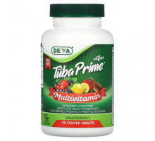Витаминно-минеральные комплексы Vegan Tuba Prime™, Multivitamin, Iron Free, High Potency, 90 Coated Tablets